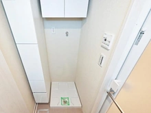 【東京都/北区浮間】ハイラーク新赤羽 洗面室：洗濯機置き場