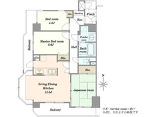 【東京都/足立区西新井】ライオンズガーデン西新井大師 壱番館 間取り図