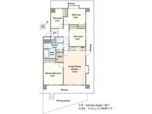 【神奈川県/横浜市緑区中山】中山パーク・ホームズ 間取り図