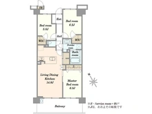 【神奈川県/茅ヶ崎市萩園】エンゼル茅ヶ崎リバーヴェール 間取り図
