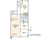 【神奈川県/横浜市西区老松町】東急ドエル・アルス横浜野毛坂 間取り図