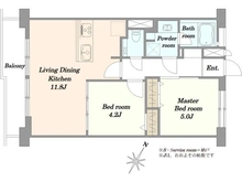 【東京都/板橋区大和町】朝日板橋マンション 間取り図