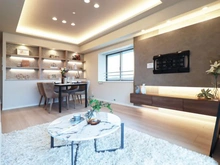 【東京都/豊島区雑司が谷】菱和パレス目白台グラーサ LDK：約16.2帖
床暖房付き