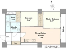 【東京都/杉並区和泉】マンション和泉苑 間取り図