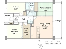 【神奈川県/藤沢市本藤沢】ロータリーパレス藤沢 間取り図