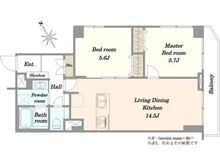 【神奈川県/川崎市宮前区小台】ライオンズマンション宮前平第3 A棟 間取り図