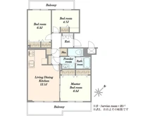 【東京都/稲城市押立】稲城グリーンスポット 間取り図