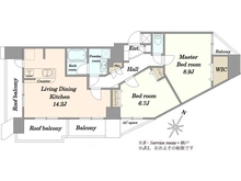 【東京都/多摩市落合】セーナ多摩センター 間取り図