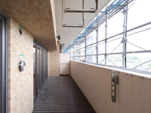 【東京都/八王子市大和田町】グランシティレイディアントアクアヴィータ バルコニー：大規模修繕工事中
