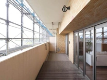 【東京都/八王子市大和田町】グランシティレイディアントアクアヴィータ バルコニー：大規模修繕工事中