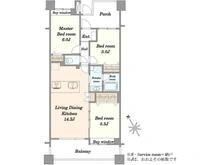 【東京都/稲城市平尾】ドメス新百合ヶ丘 間取り図