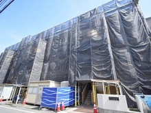 【神奈川県/横浜市緑区十日市場町】グリーンハイツ十日市場 外観：大規模修繕工事中