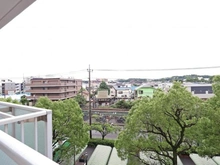 【神奈川県/川崎市多摩区中野島】新多摩川ハイム 2号棟 眺望：南側バルコニーから