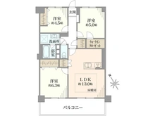 【神奈川県/横浜市港北区菊名】菊名マンション 間取り図