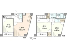 【神奈川県/横浜市神奈川区大口通】グレイスコート横浜大口 間取り図