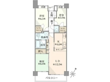【神奈川県/横浜市港北区新横浜】コスモ新横浜 間取り図