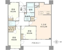 【神奈川県/川崎市中原区上小田中】プラウド武蔵中原ディアージュ 間取り図