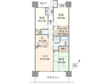 【神奈川県/横浜市神奈川区新浦島町】ベイステージ横浜432 間取り図