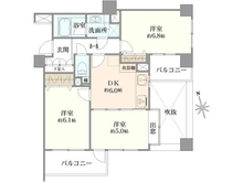 【神奈川県/川崎市中原区木月】ライオンズマンション日吉東第5 間取り図