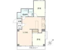 【神奈川県/川崎市中原区井田中ノ町】第6中原ハイツ 間取り図