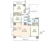 【神奈川県/横浜市港北区箕輪町】日吉ロイヤルマンション 間取り図