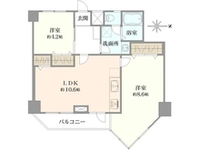 【神奈川県/横浜市港北区大豆戸町】中銀大倉山マンシオン 間取り図