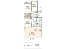 【神奈川県/横浜市港北区大曽根】ガーデンズ綱島コートステージ 間取り図