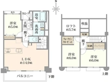 【神奈川県/横浜市港北区新羽町】ルイシャトレ新横浜ガーデンスクウェア 間取り図