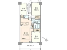 【神奈川県/川崎市中原区上平間】レーベン新川崎デュアリズム 間取り図