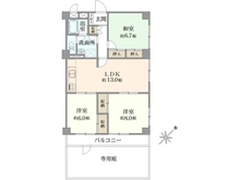 【神奈川県/横浜市港北区大豆戸町】藤和大倉山コープ 間取り図