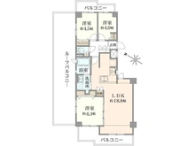 【神奈川県/横浜市港北区日吉本町】サンリ―ノ日吉コート 間取り図