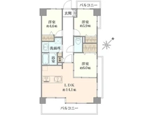 【神奈川県/横浜市港北区綱島東】日吉ダイヤモンドマンション 1号館 間取り図