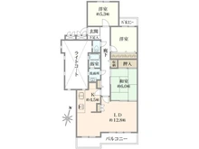 【神奈川県/横浜市港北区箕輪町】藤和ライブタウン日吉 間取り図