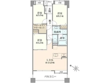 【神奈川県/横浜市港北区大豆戸町】メビウスブレイン菊名ウェルズ 間取り図