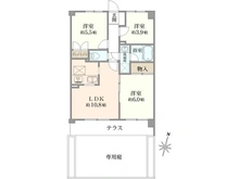 【神奈川県/横浜市港北区綱島東】ビューネ綱島東 間取り図
