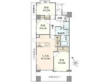 【神奈川県/川崎市中原区木月】ライオンズマンション日吉東第5 間取り図