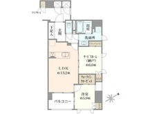【神奈川県/横浜市港北区新横浜】D’クラディア新横浜PLATINUM SOLID 間取り図