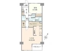 【神奈川県/横浜市港北区綱島東】クリエート綱島 間取り図