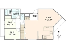 【神奈川県/川崎市中原区井田三舞町】ハウス元住吉 間取り図