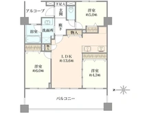 【神奈川県/横浜市港北区日吉】ラ・コスタ日吉アクアシート 間取り図