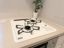 【神奈川県/横浜市神奈川区平川町】クリオ横濱東白楽 キッチン：二口コンロ