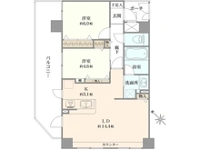 【神奈川県/横浜市港北区新横浜】セルアージュ新横浜 間取り図