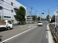 【神奈川県/川崎市幸区南加瀬】サンクレイドル新川崎 前面道路