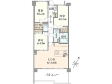 【神奈川県/川崎市幸区南加瀬】サンクレイドル新川崎 間取り図