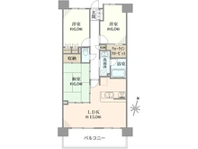 【神奈川県/横浜市鶴見区矢向】フェリズ横浜矢向 間取り図