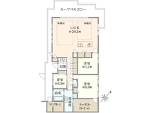 【神奈川県/横浜市港北区師岡町】ペガサスマンション大倉山 間取り図