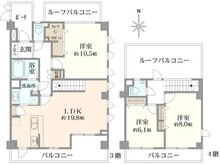 【神奈川県/横浜市港北区日吉】ライフレビュー日吉 間取り図