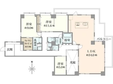 【神奈川県/横浜市港北区大豆戸町】グランフォルム菊名 間取り図