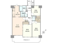 【神奈川県/横浜市港北区日吉】ヒルハイツ日吉 間取り図
