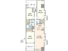【神奈川県/横浜市港北区新横浜】ドメス新横浜 間取り図